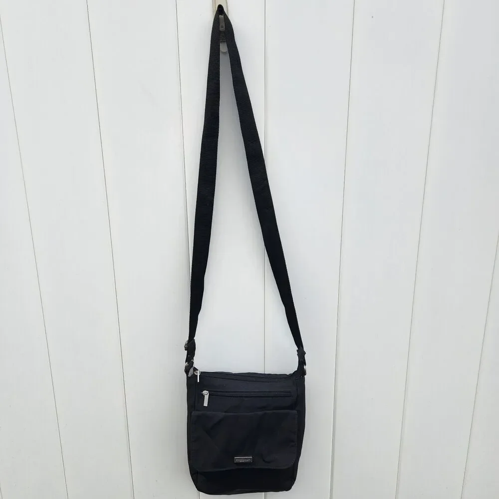 Baggallini Black Crossbody Handbag Purse Bag Traveler